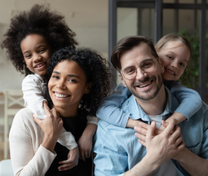 smiling dental team