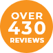 Over 430 reviews stamp